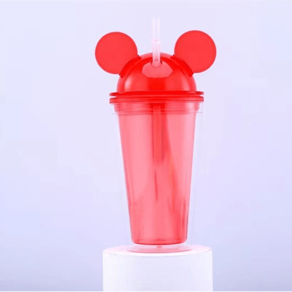 16oz Double Walled Mouse Ears Plastic tumbler - Wraps and Blanks