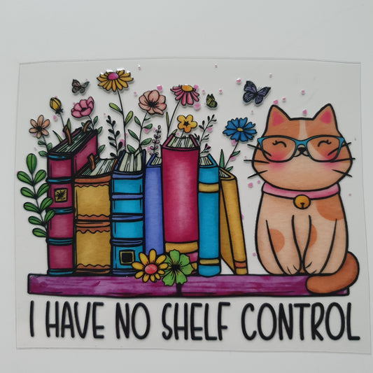 No Shelf Control UV DTF Decal 10cm×8cm - Wraps and Blanks