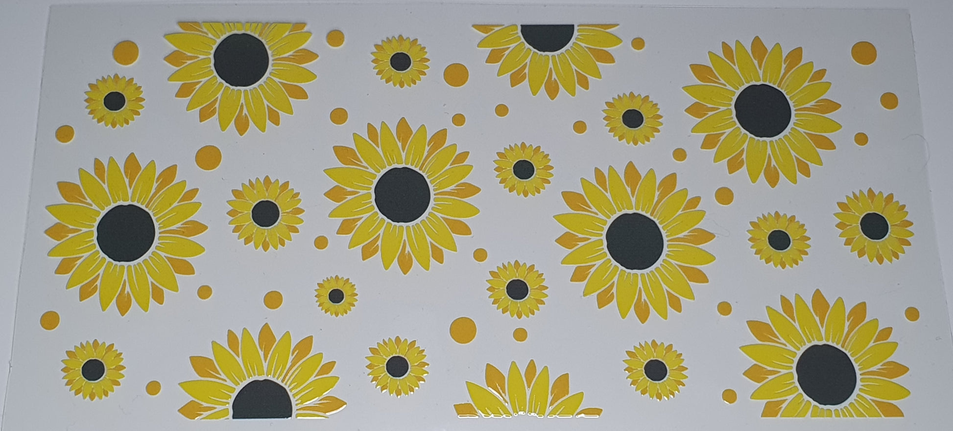 16oz Libbey can Sunflower print - Wraps and Blanks