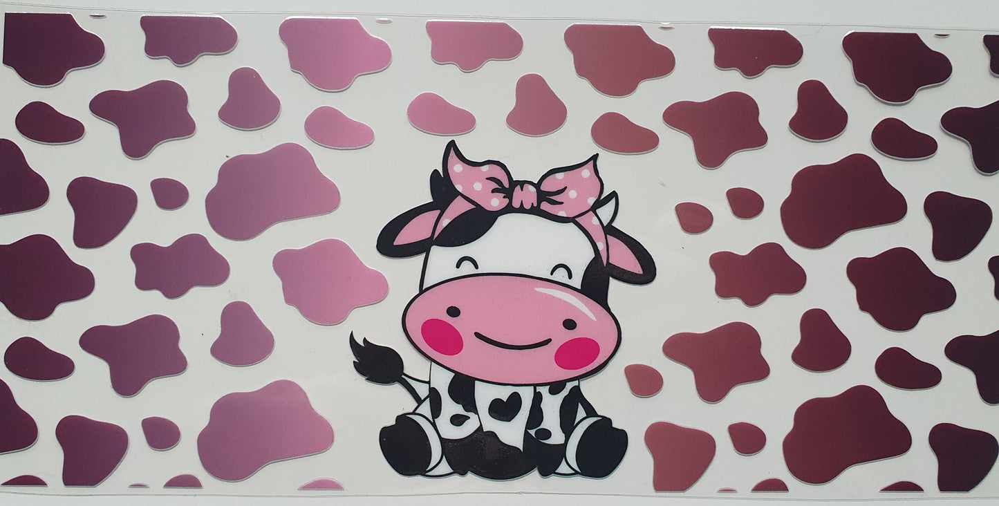 16 Oz Libbey Can Cute Cow - Wraps and Blanks