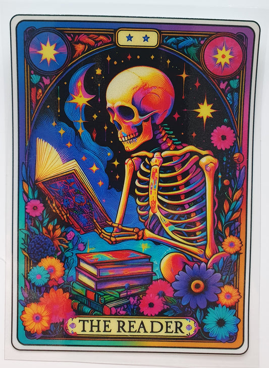 The Reader Tarot card UV DTF Decal 10cm - Wraps and Blanks