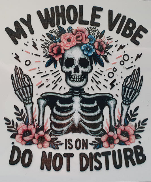 My whole vibe UV DTF Decal 10cm - Wraps and Blanks