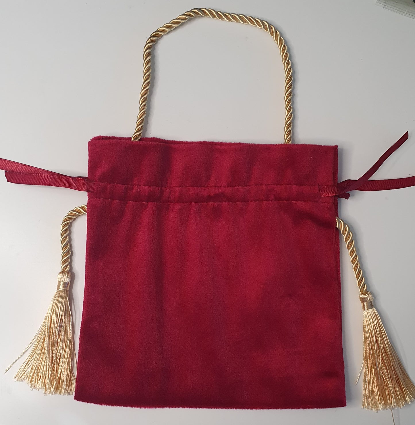 Velvet drawstring bag