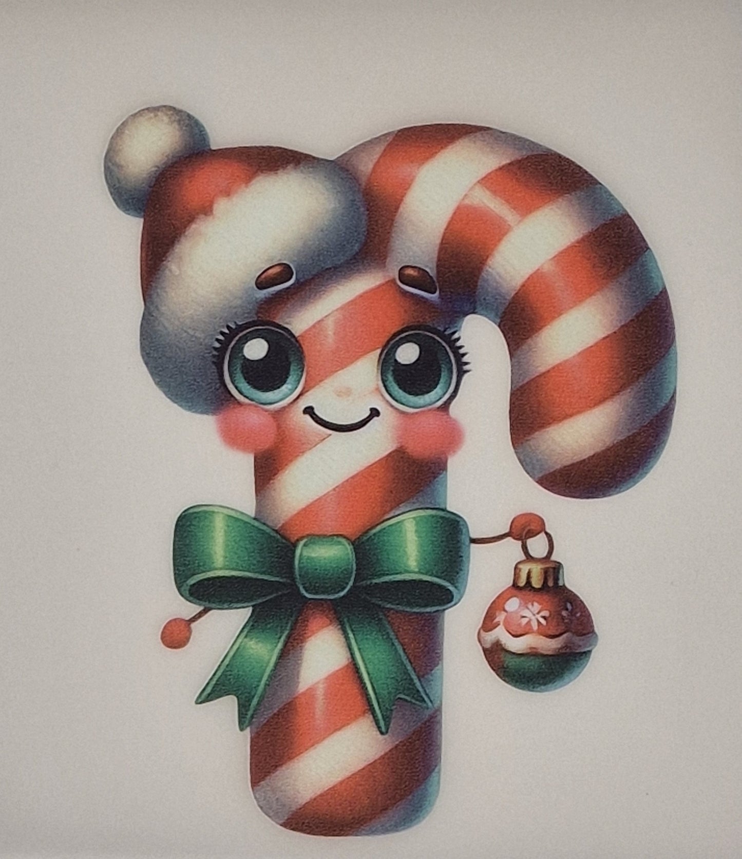 Candy cane DTF print