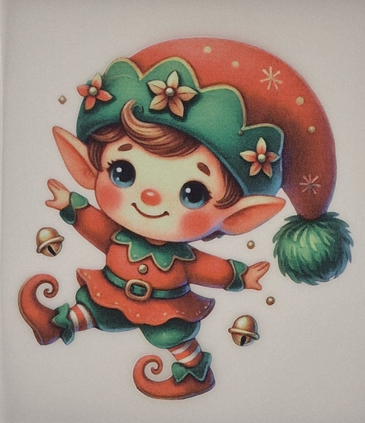 Elf boy DTF print