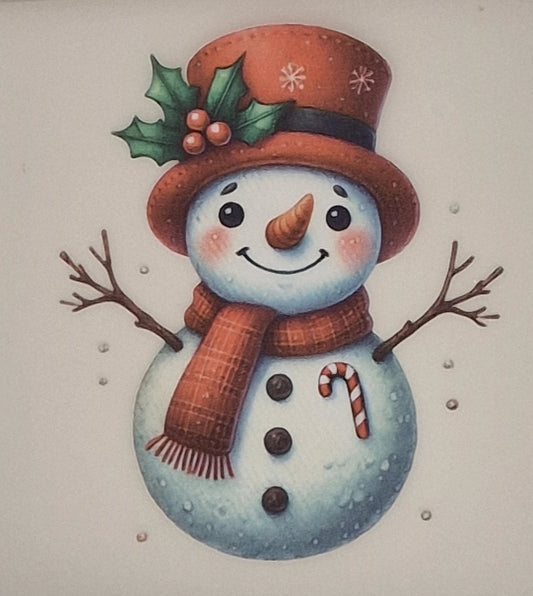 Snowman DTF print