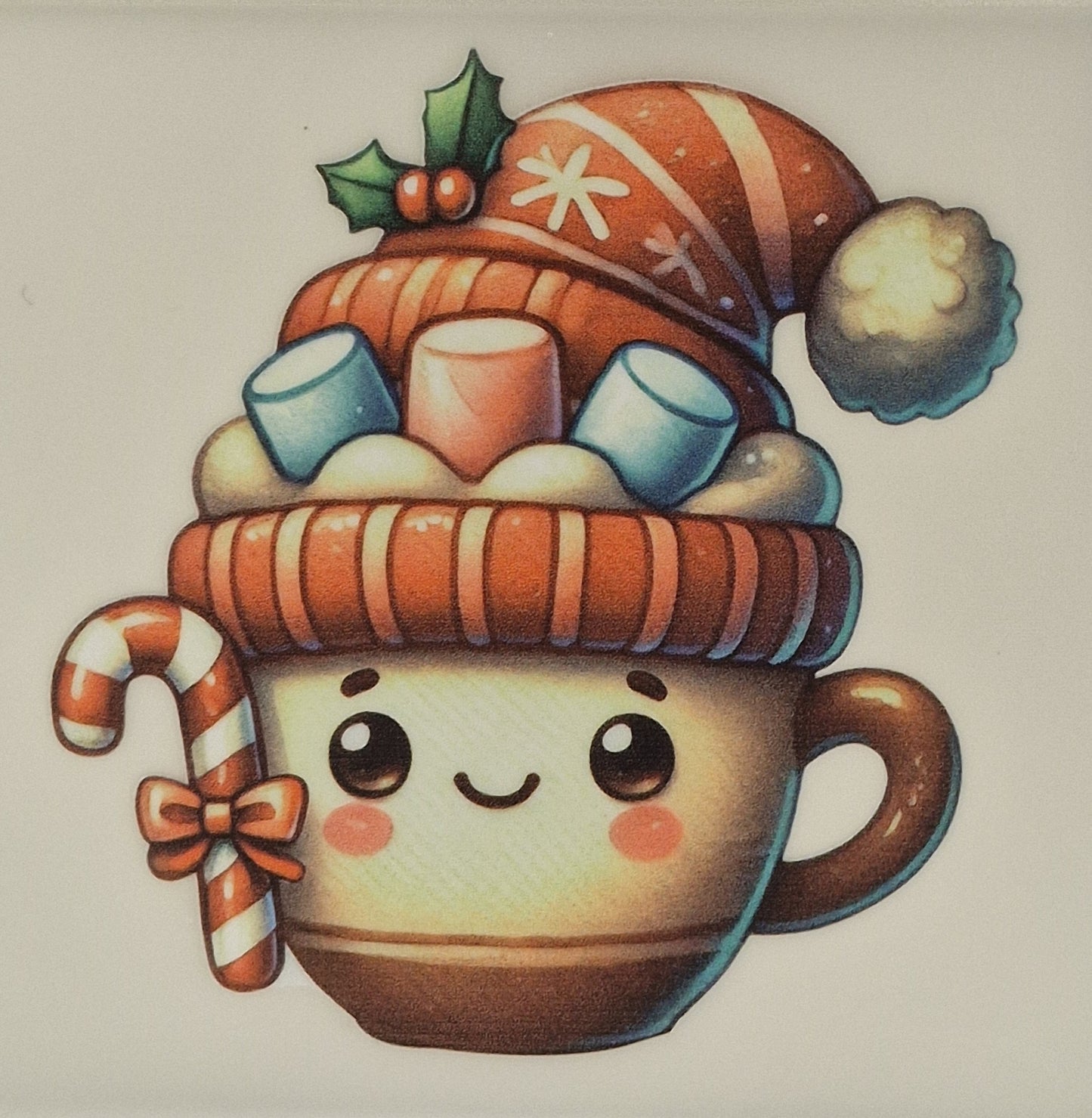 Marshmallow cup DTF print