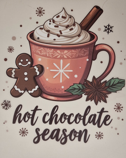 Hot Chocolate season DTF print