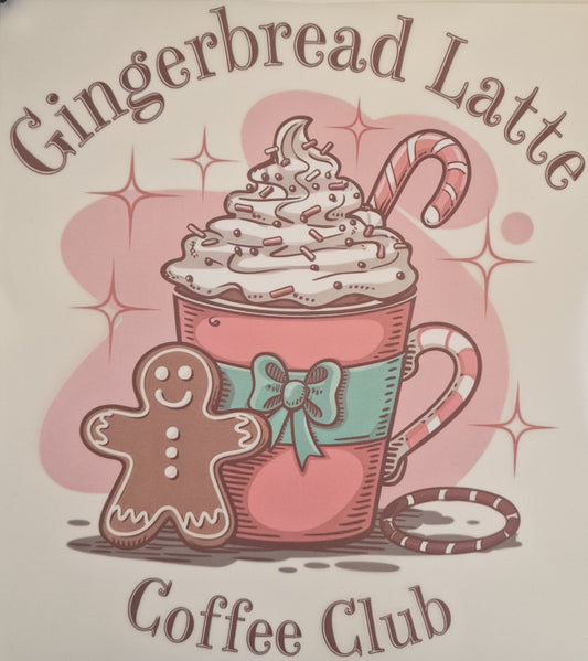 Gingerbread Latte 25cm DTF print