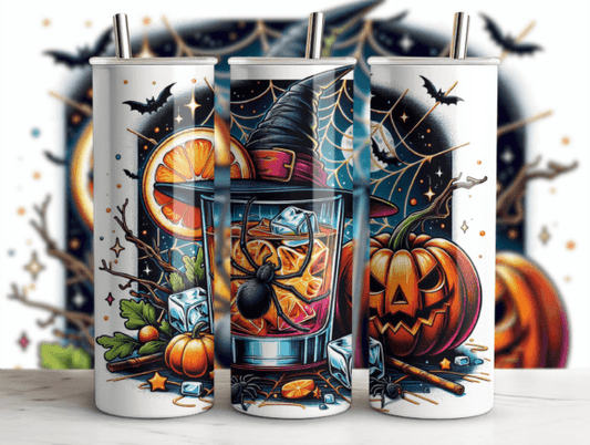 Halloween spider 20 oz tumbler sublimation print