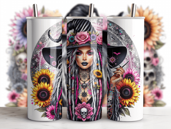 Witch 20 oz tumbler sublimation print