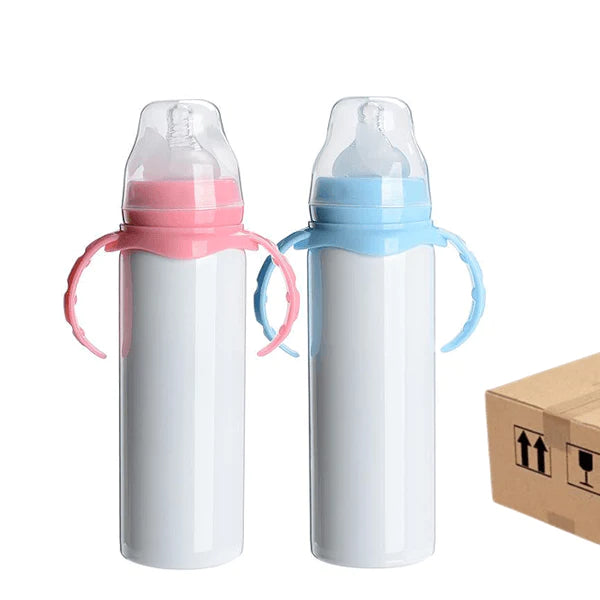 8oz Sublimation Baby Bottle - Wraps and Blanks