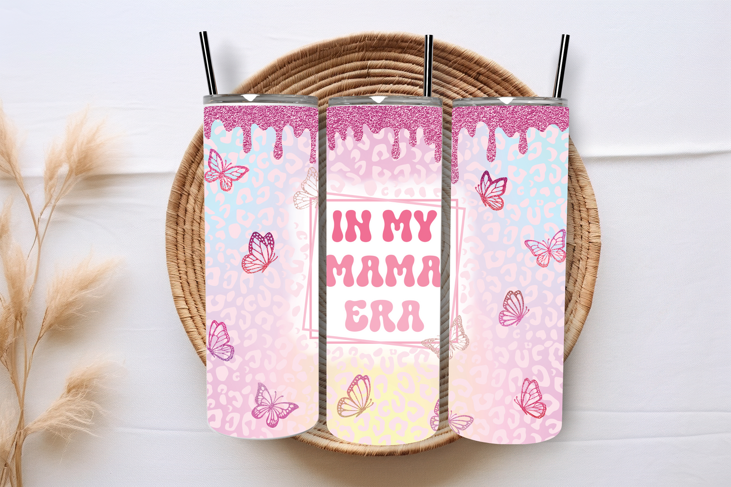 In My mama era 20 oz sublimation print - Wraps and Blanks