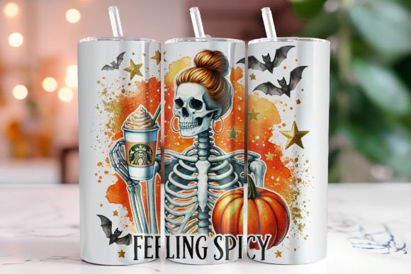 Feeling spicy 20 oz tumbler sublimation print