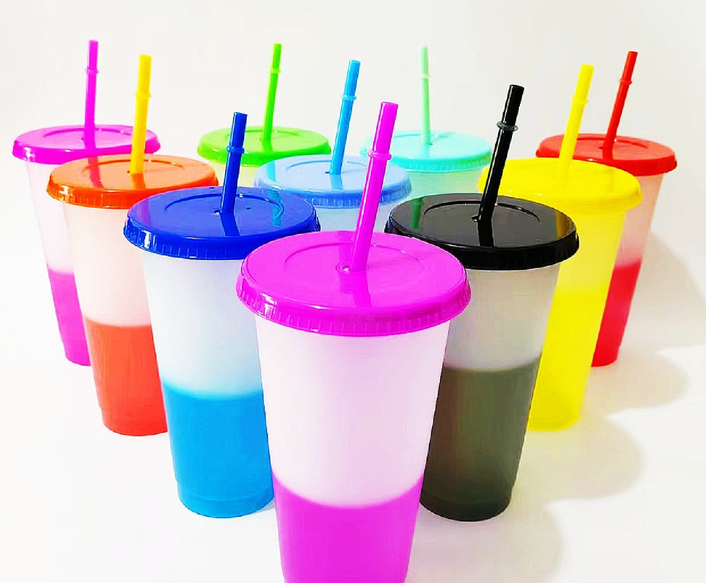 24oz Colour Changing Cold cups - Wraps and Blanks