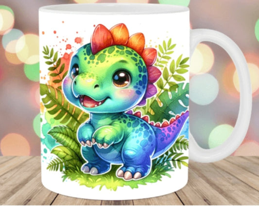 11oz mug sublimation wrap - Baby Dinosaur - Wraps and Blanks