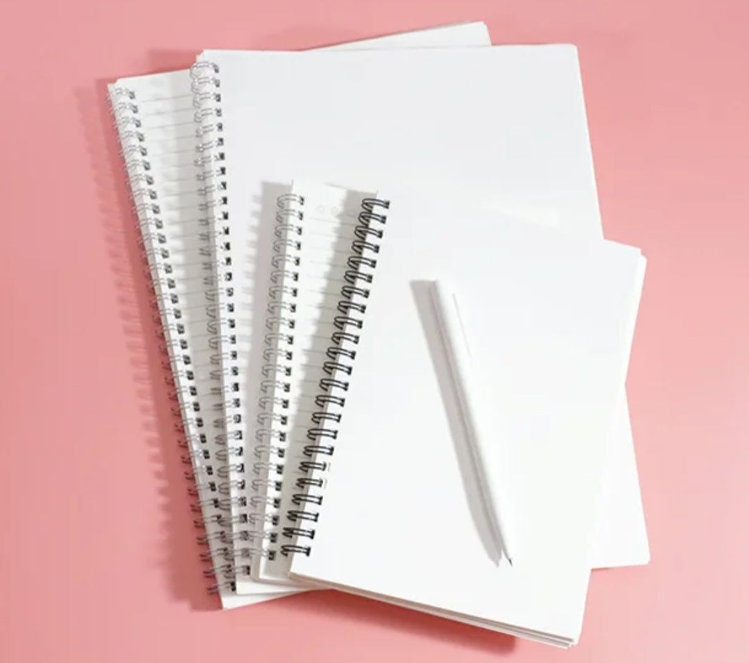 A5 Lined sublimation notebook - Wraps and Blanks