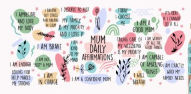 16 Oz Libbey Can Mum Daily Affirmations - Wraps and Blanks