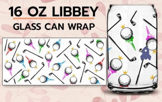 16 Oz Libbey Can Wrap Golf Clubs