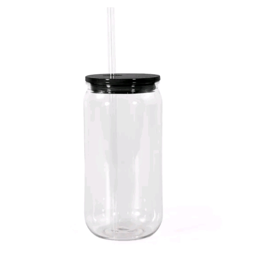 16oz acrylic libbey shape can coloured lids