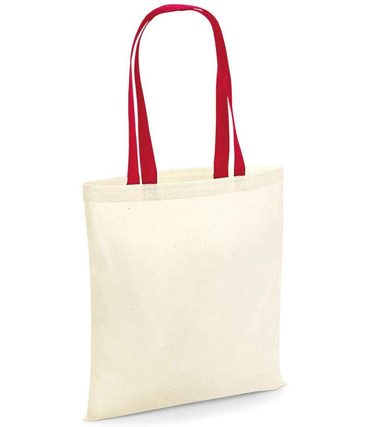 Westford Mill long contrast handle tote bag