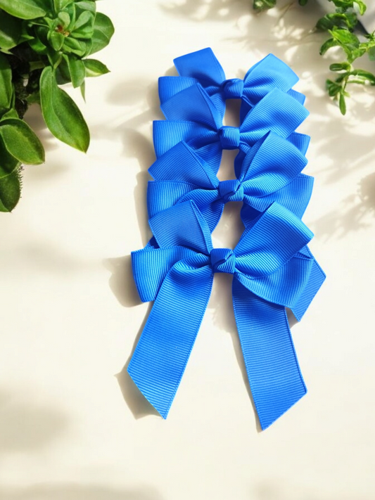 4'' Royal Blue hairbow