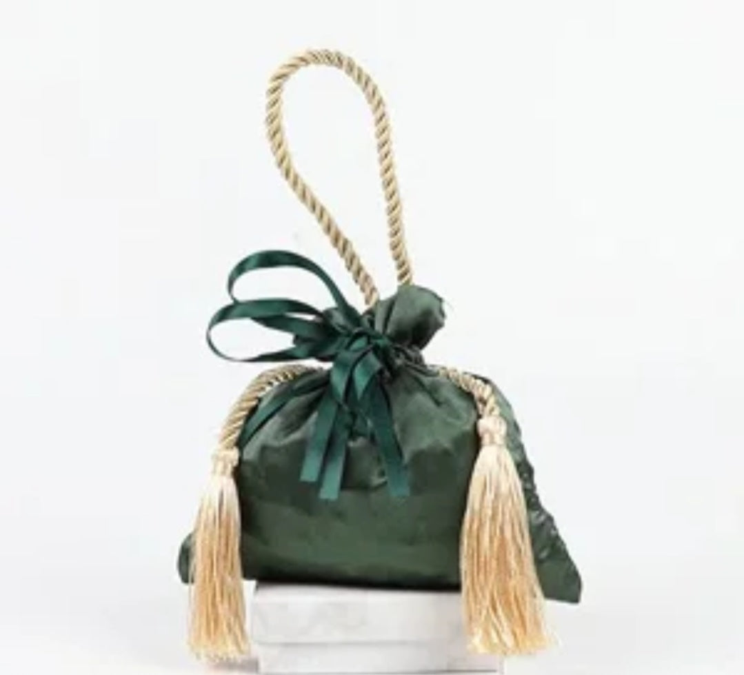 Velvet drawstring bag