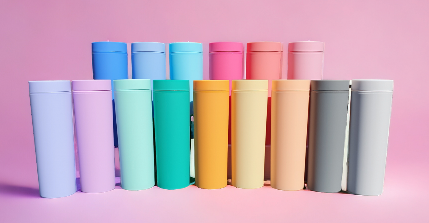 16oz skinny acrylic tumblers - Wraps and Blanks