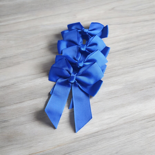 4'' Navy hairbow