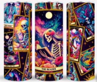 Sarcastic Tarot 20 oz sublimation print - Wraps and Blanks